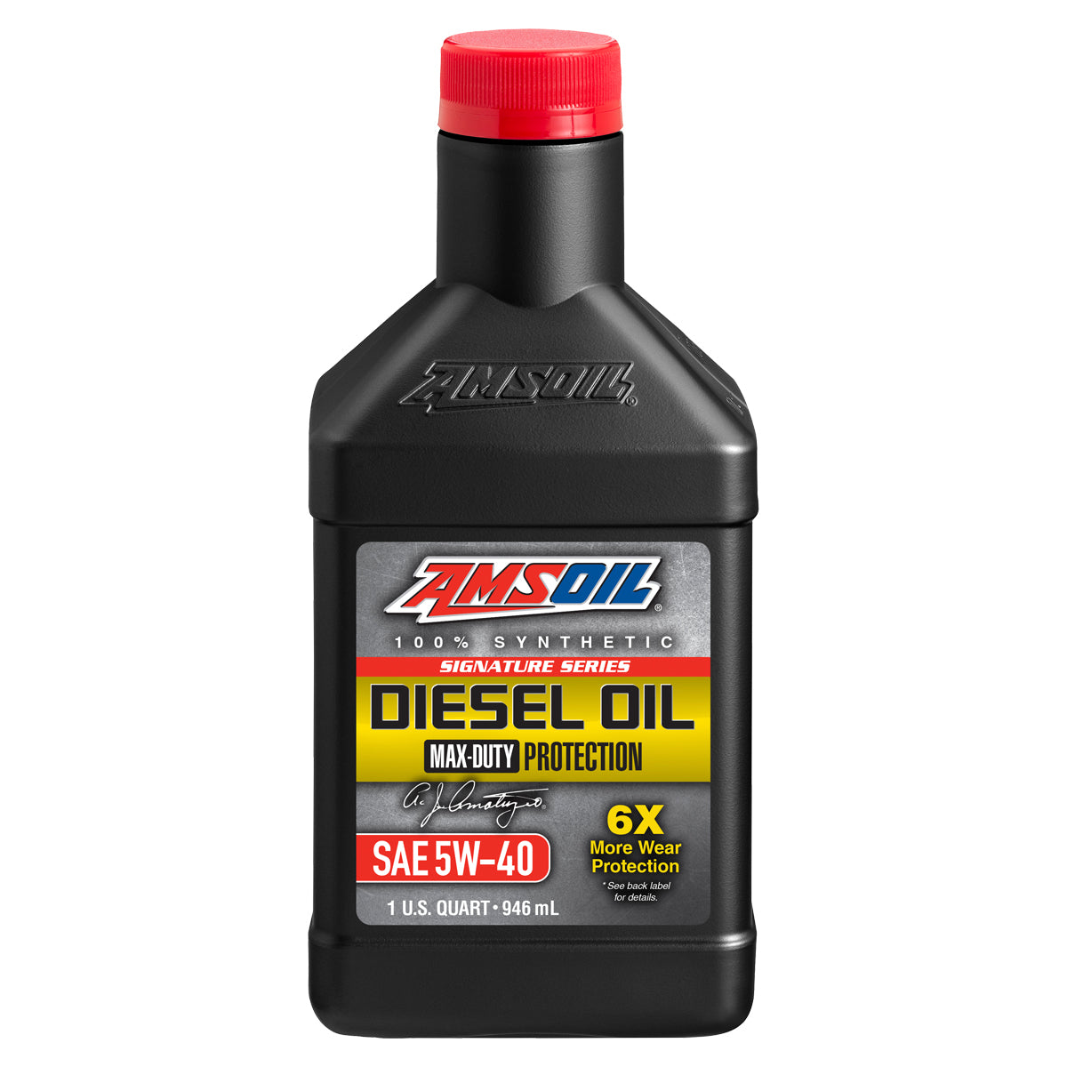 AMSOIL Signature Series 5W-40 100% Synthetic Max-Duty Diesel Oil