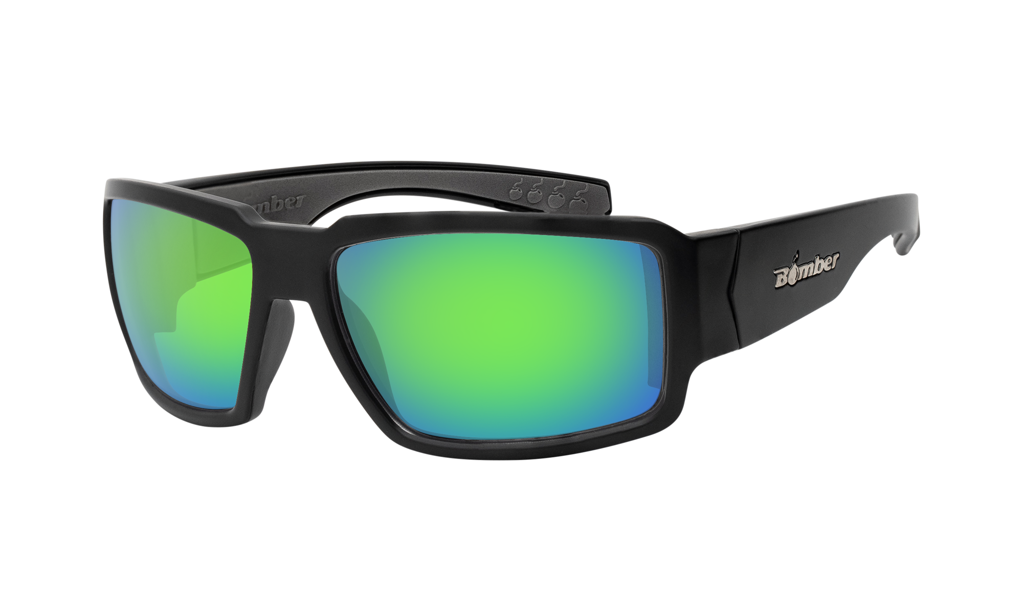 BOOGIE Safety - Polarized Green Mirror Black