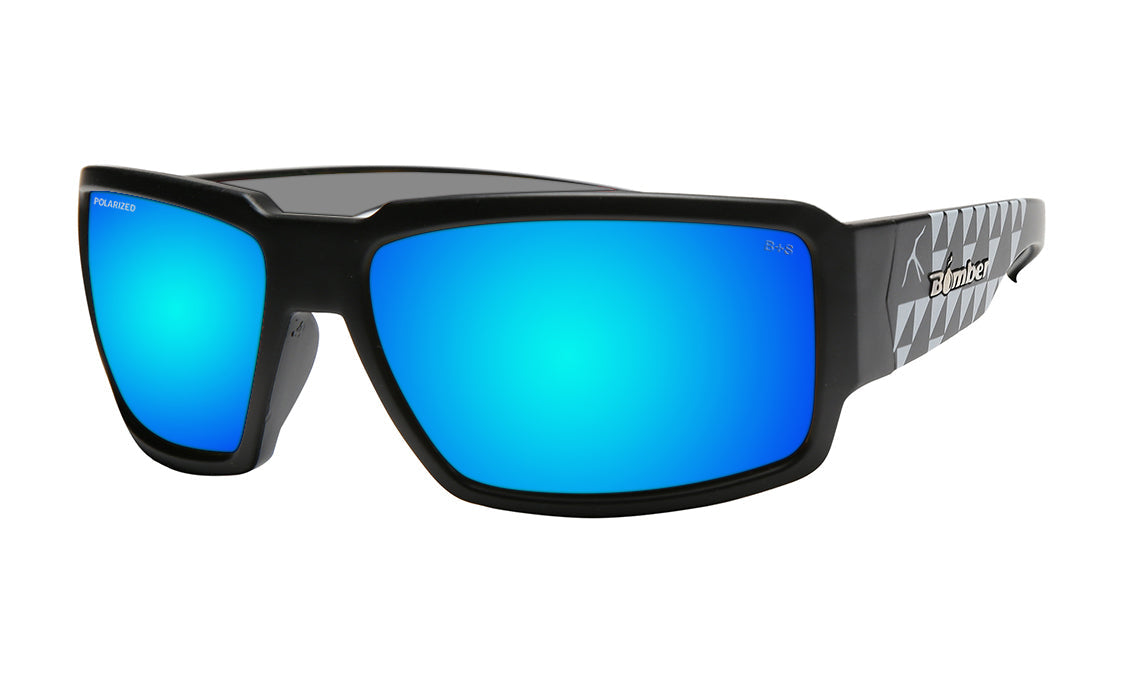 BOOGIE Safety - Polarized Ice Blue Mirror Mana Series