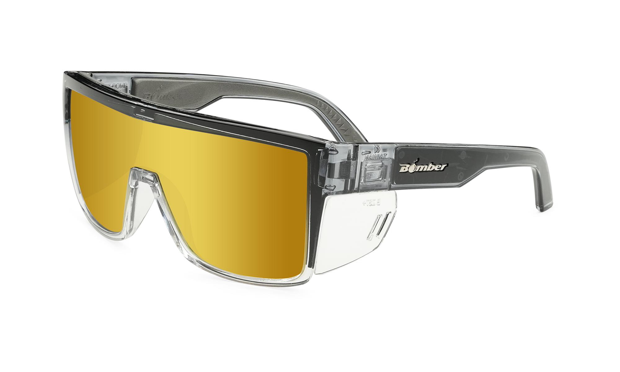 BUZZ Bomb Safety - Polarized Gold Mirror Crystal