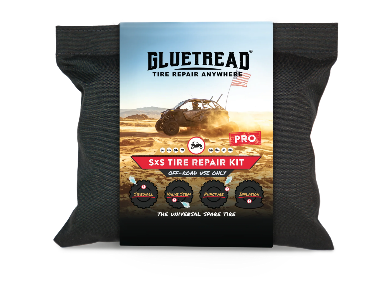 GlueTread SXS Pro Tire Repair Kit