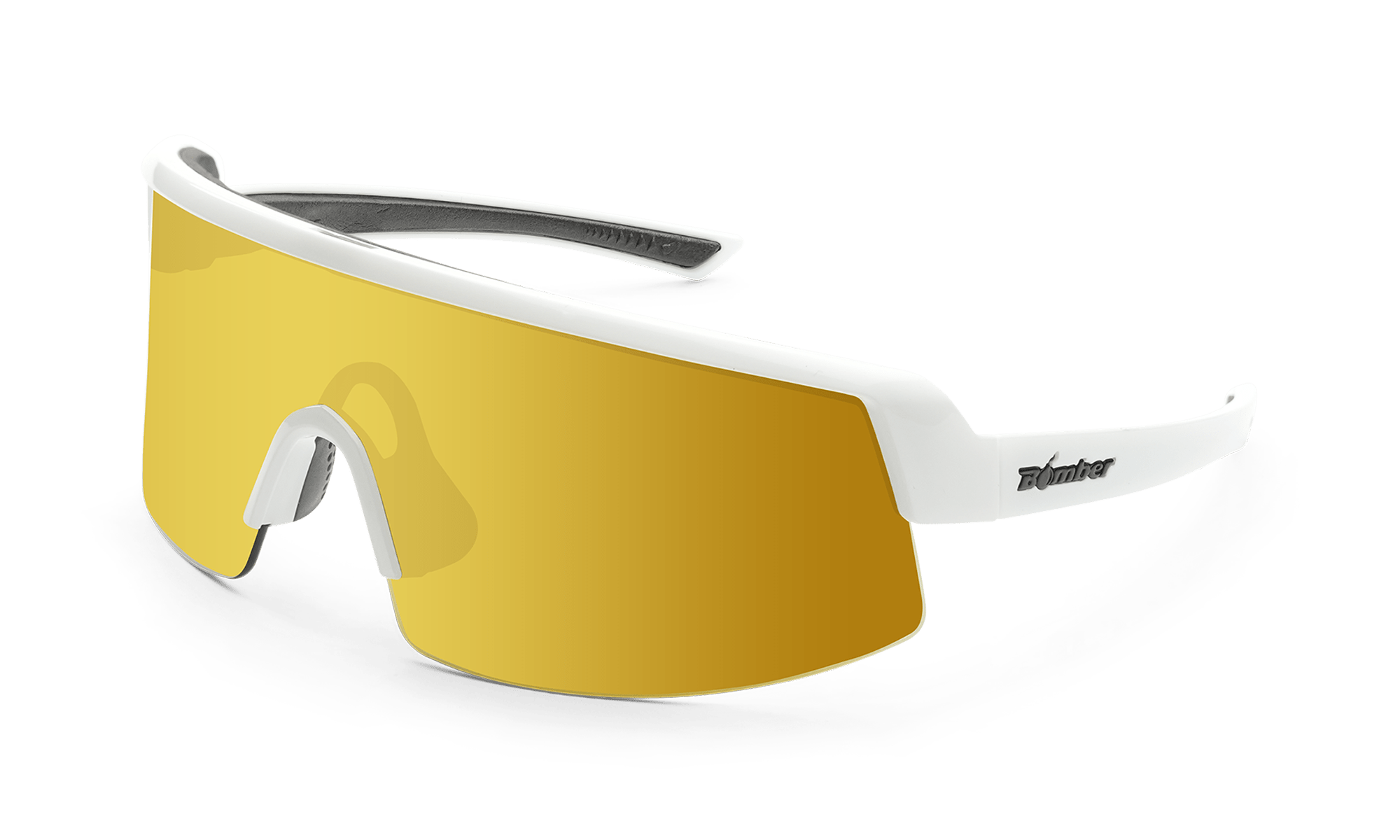 BOMB RIPPA Safety - Gold Mirror White
