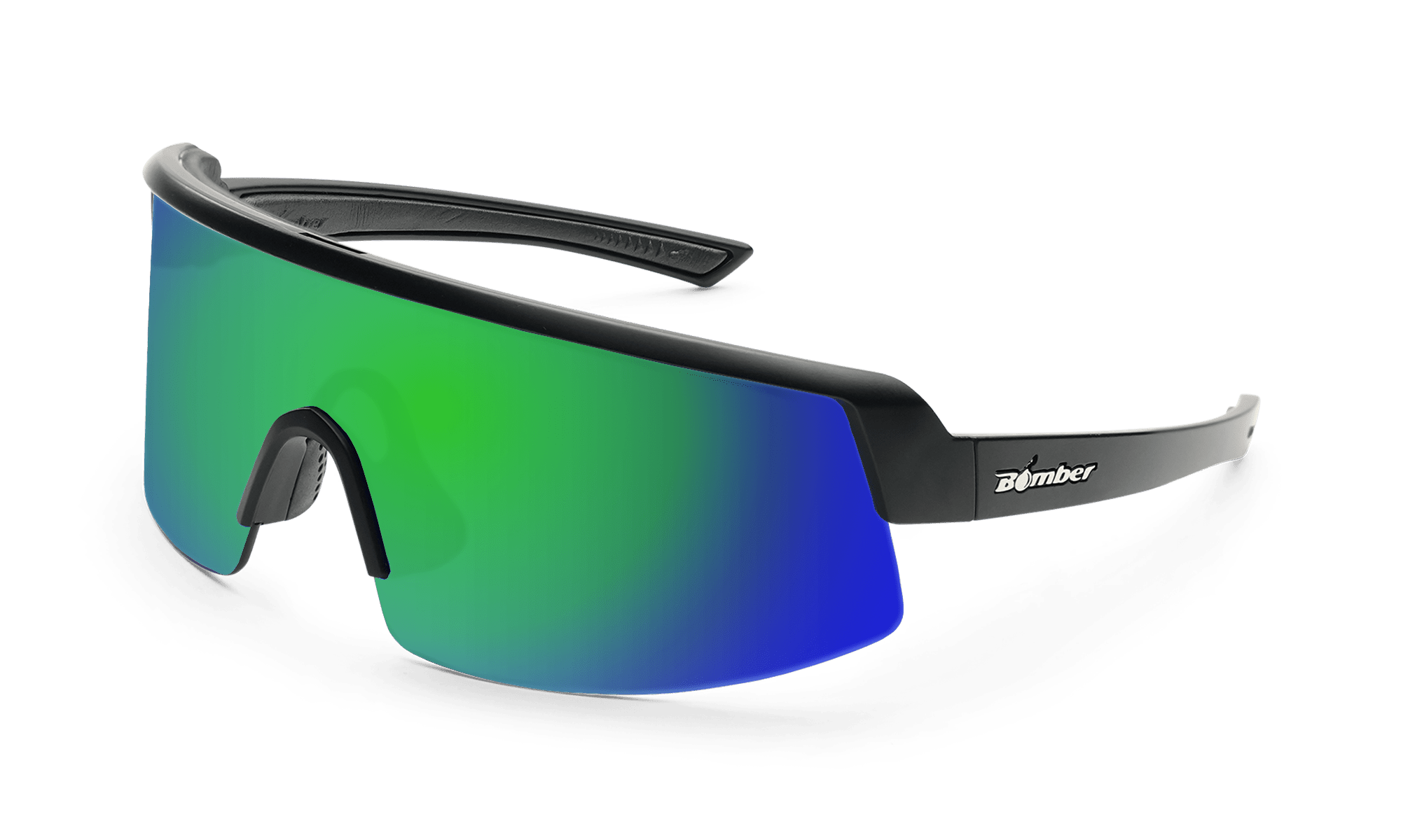 BOMB RIPPA Safety - Green Polarized Mirror
