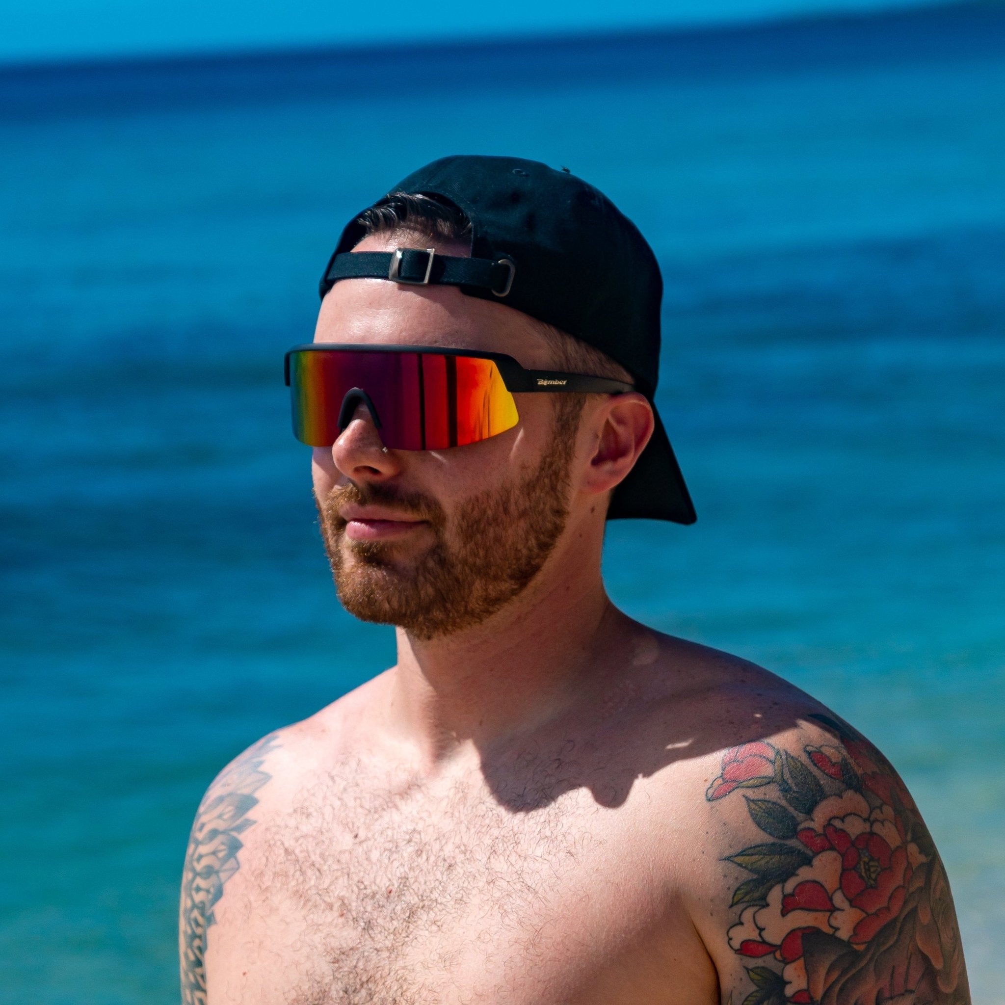 BOMB RIPPA Safety - Revo Pink Polarized Mirror