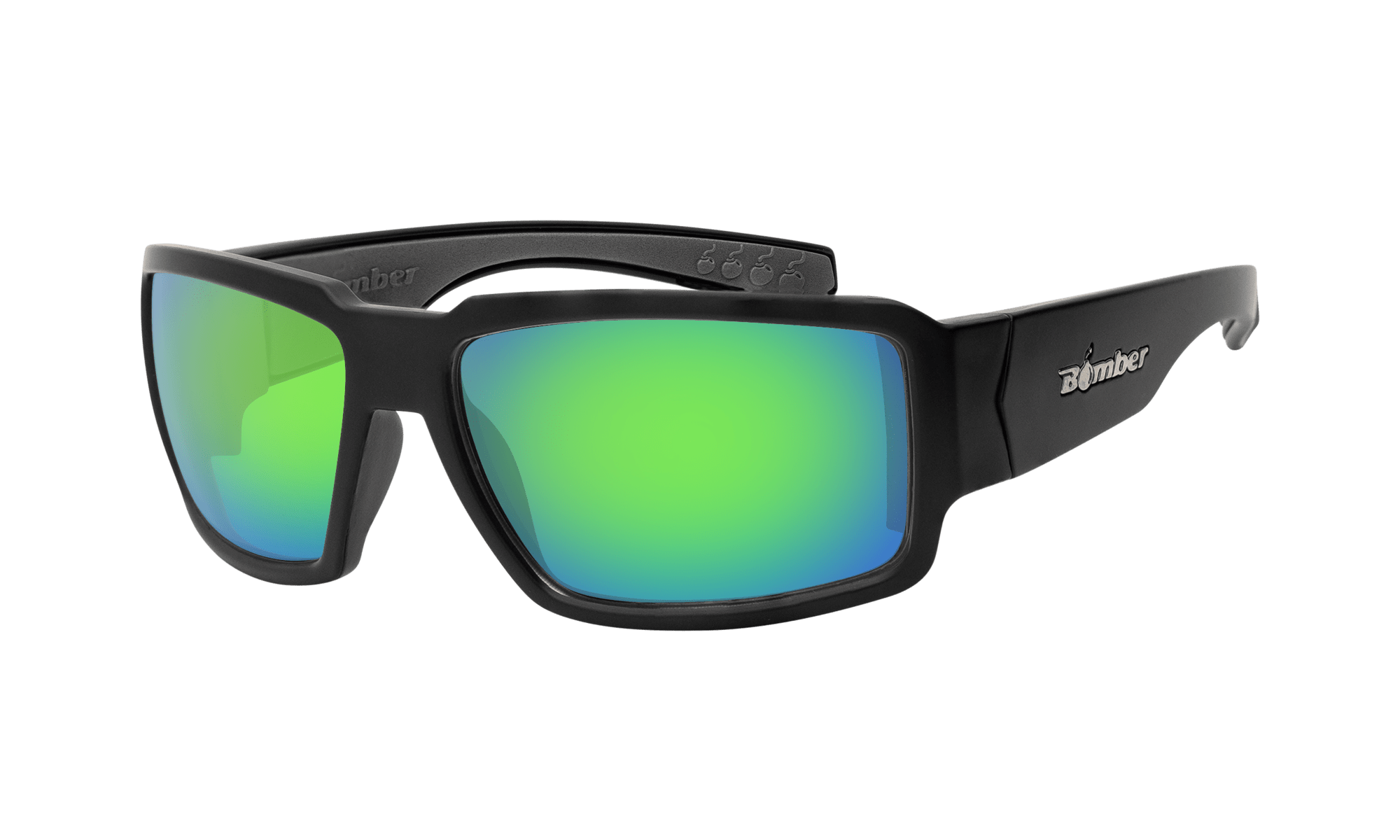 BOOGIE Safety - Polarized Green Mirror Black