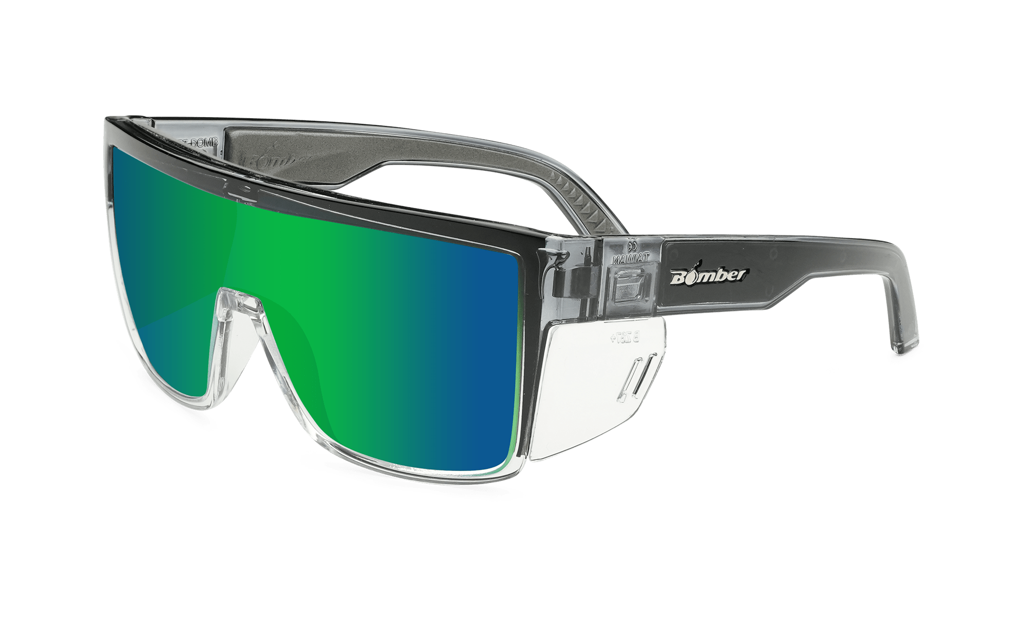 BUZZ Bomb Safety - Green Mirror Crystal