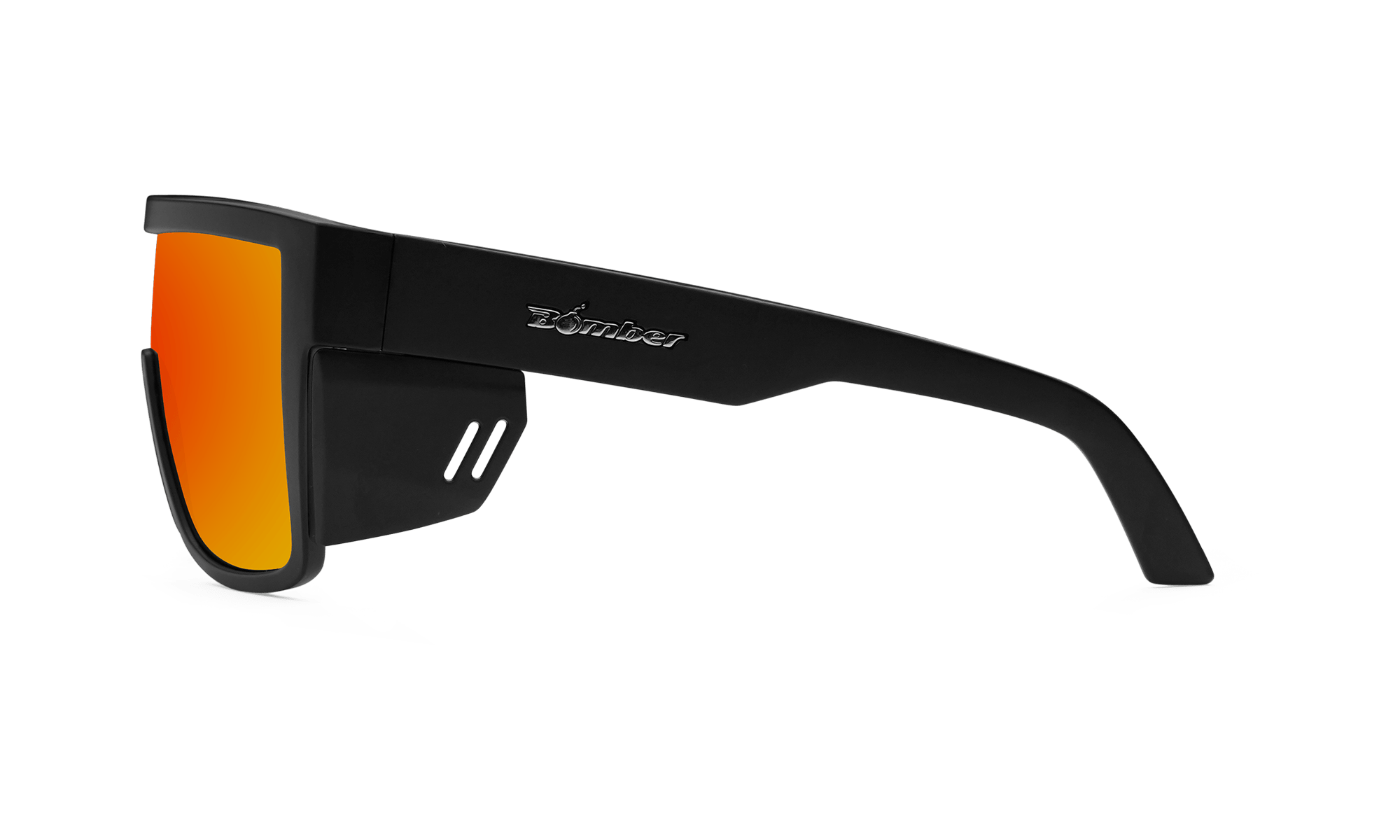 BUZZ Bomb Safety - Polarized Fire Red Mirror