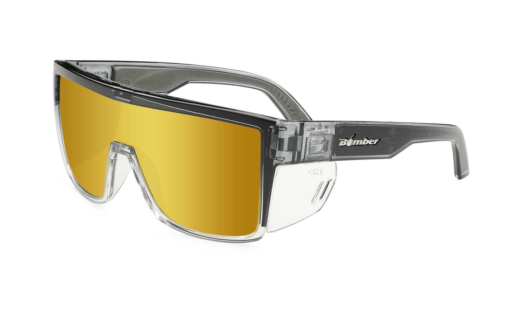 BUZZ Bomb Safety - Polarized Gold Mirror Crystal