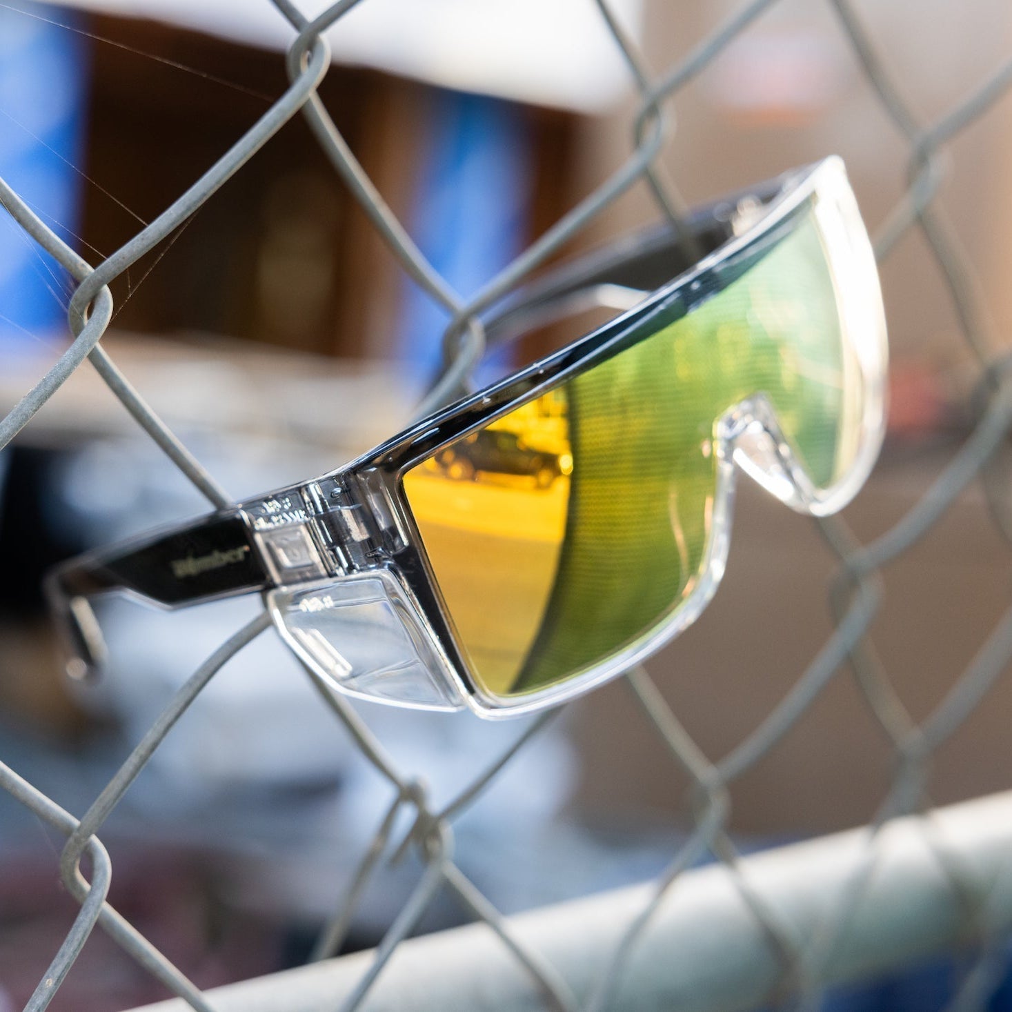 BUZZ Bomb Safety - Polarized Gold Mirror Crystal