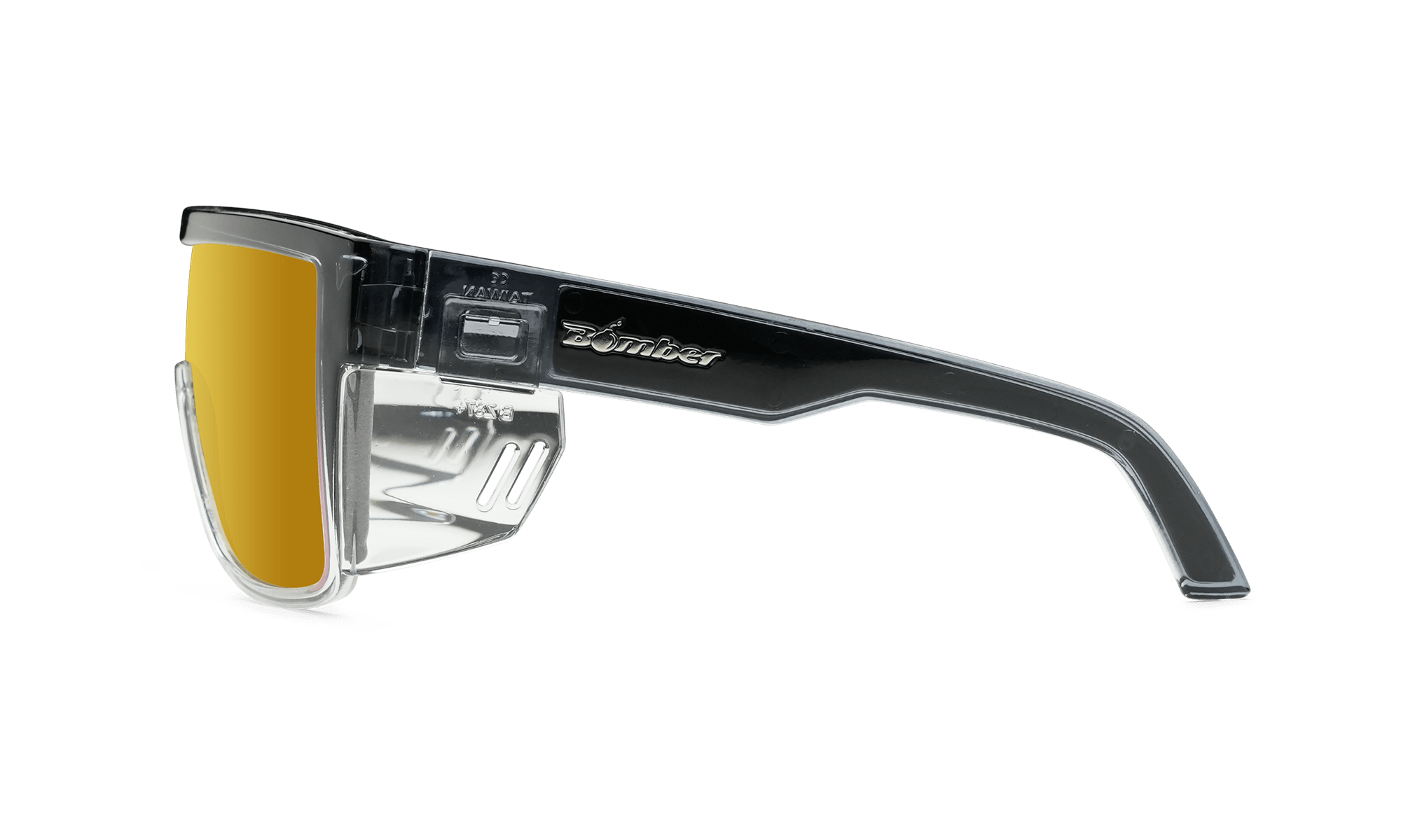 BUZZ Bomb Safety - Polarized Gold Mirror Crystal