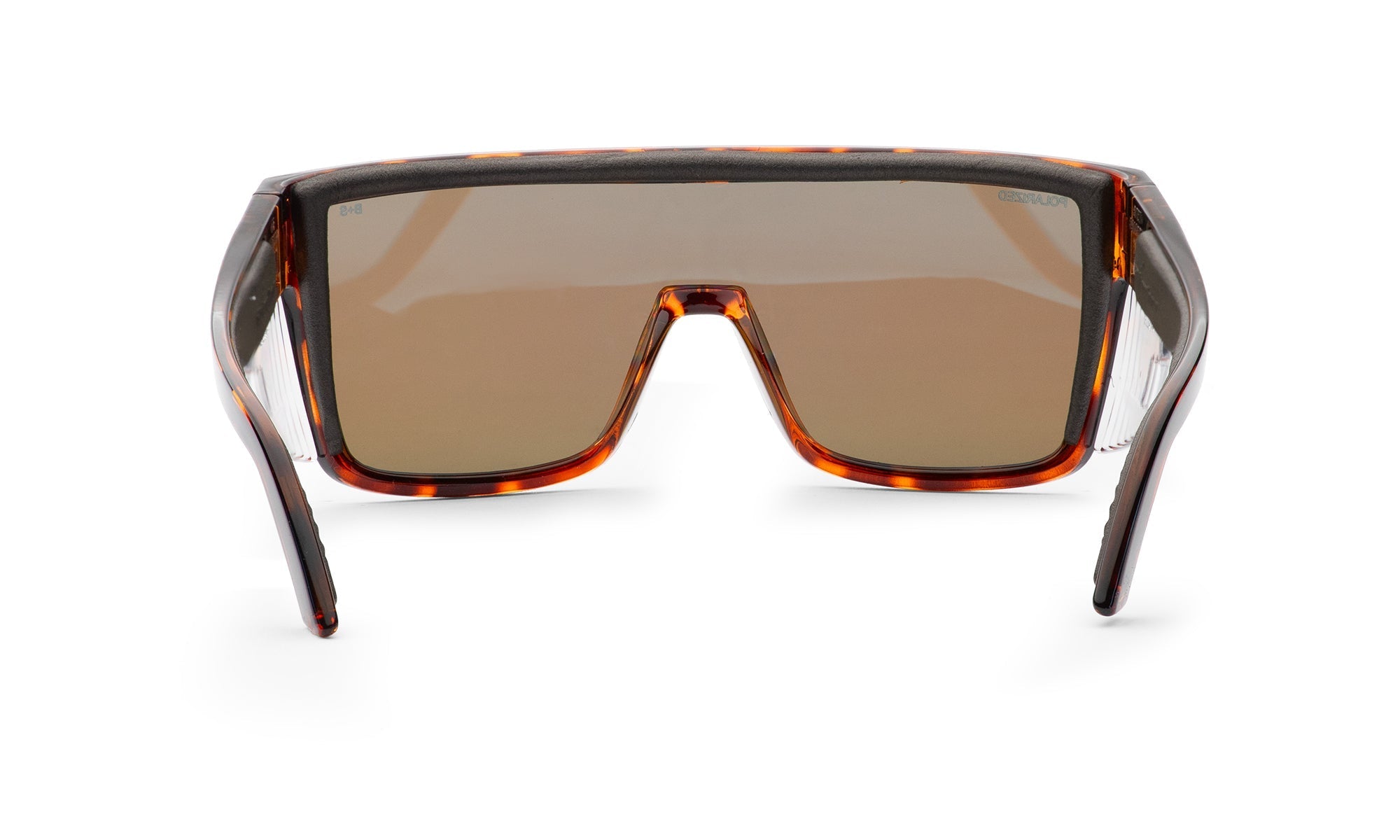 BUZZ Bomb Safety - Polarized Ice Blue Mirror Tortoise