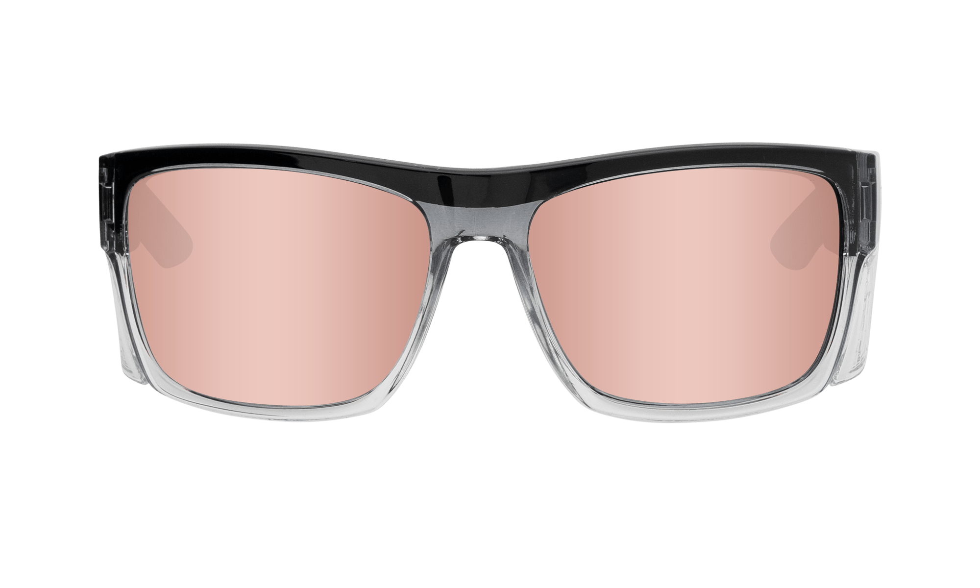 CLUTCH Safety - Polarized Rose Gold Mirror Crystal