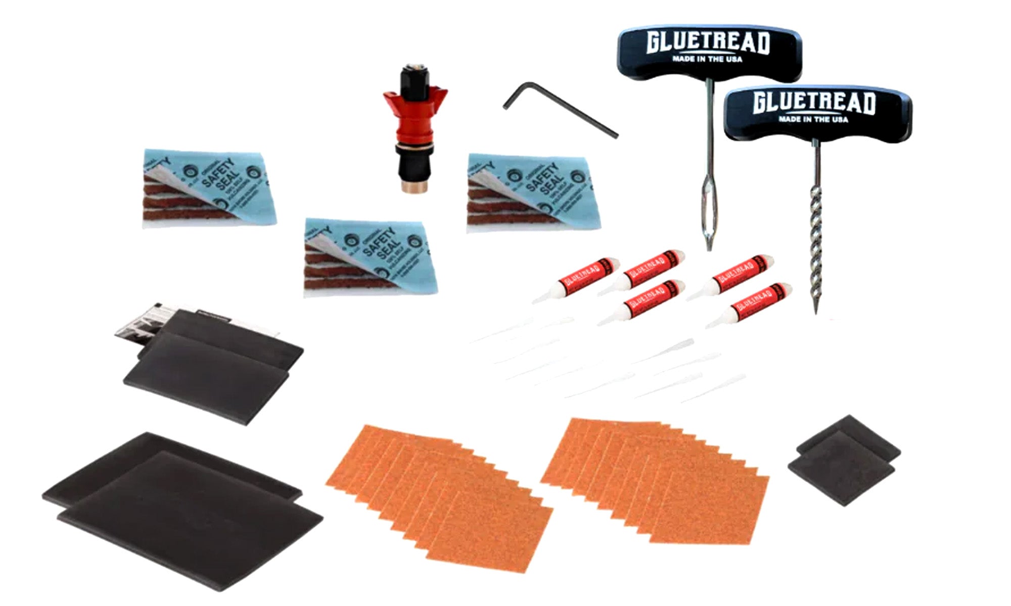 GlueTread Complete Tire Repair Kit