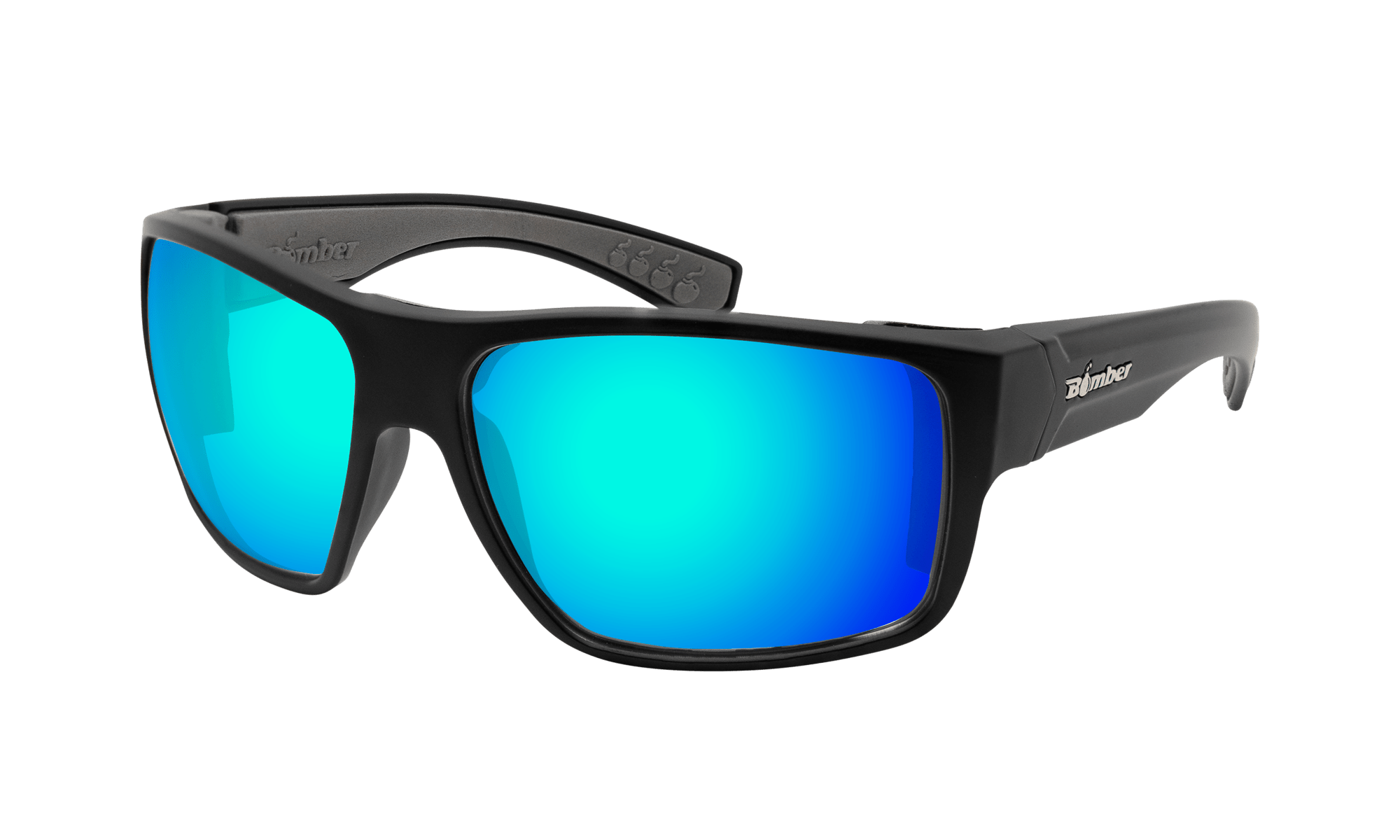 MANA Safety - Polarized Ice Blue Mirror