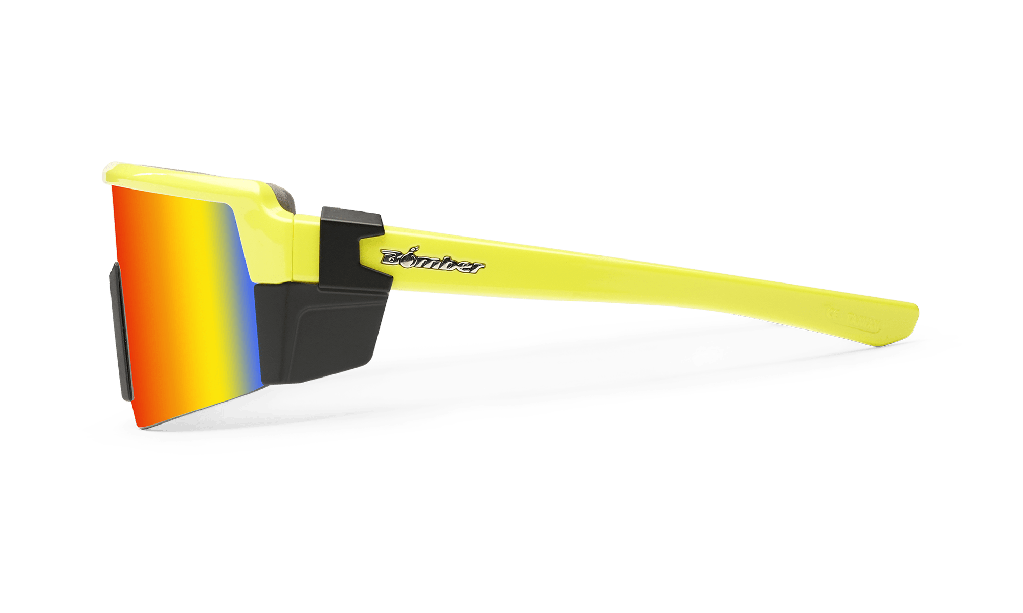 SMOKE Bomb Safety - Red Mirror Hi Vis Yellow