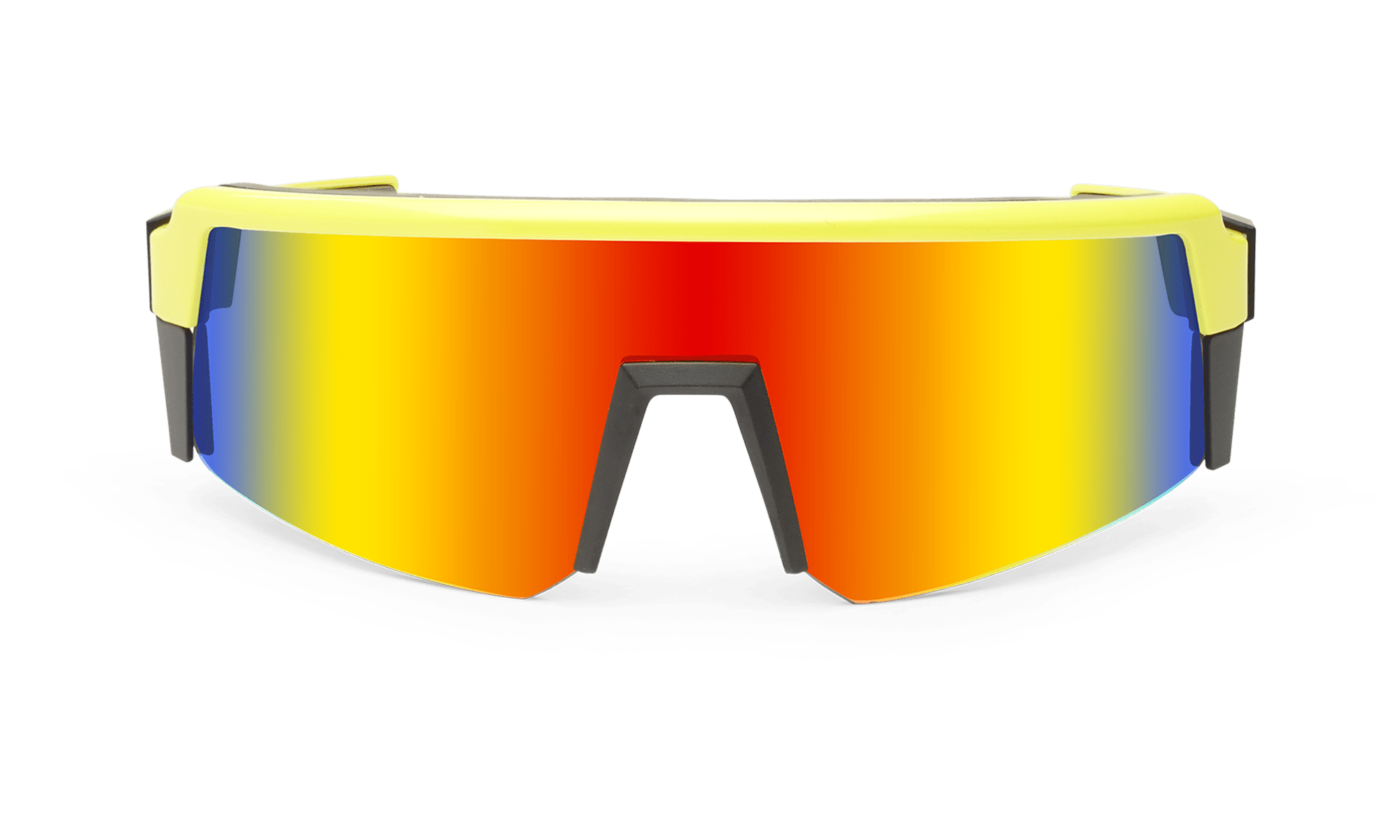 SMOKE Bomb Safety - Red Mirror Hi Vis Yellow