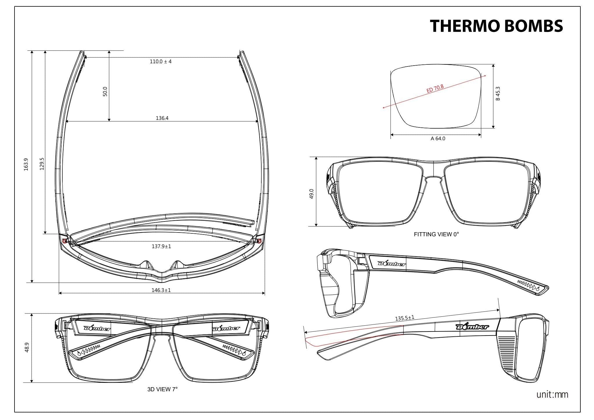 THERMO Bomb Safety - Clear